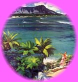 An artist rendering of Diamond Head on Oahu